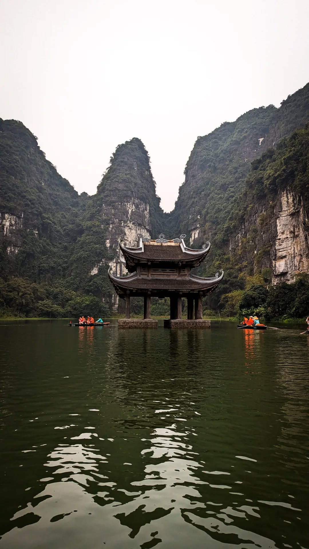Pagoda on the lake, Vietnam